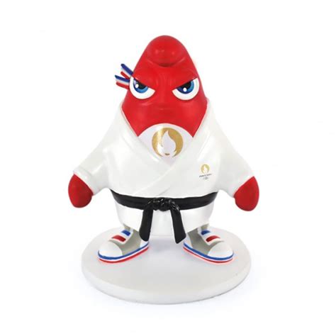 Figurine Mascotte Phryge Olympique Judo JO Paris 2024 Selfor Paris