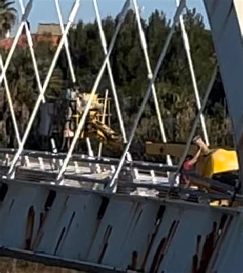 Fiato Sul Collo Col Bel Tempo Continuano I Lavori Sul Ponte Arena A