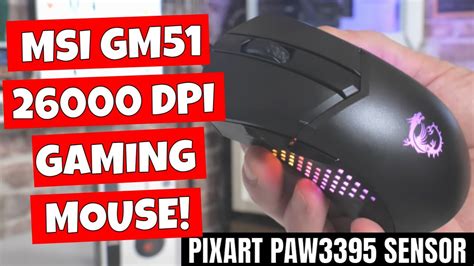 Msi Clutch Gm Lightweight K Gaming Mouse Pixart Paw Dpi