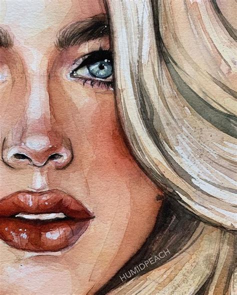 Aquarela In Watercolor Art Face Watercolor Portrait Tutorial