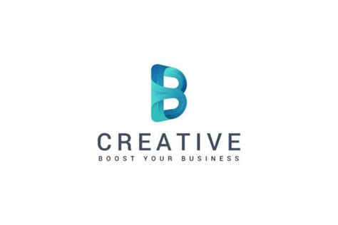 Letter B Creative 3d Blue Colour Logo Graphic By Designearth · Creative