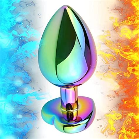 Enchufe Anal Butt Plug Anal Pcs Conjunto Anal Colorido Metal Butt Plug Joyer A En Forma De