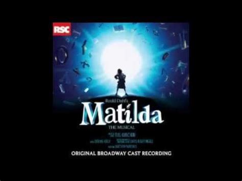 Song Lyrics Book - Naughty from Matilda the musical on Broadway ...