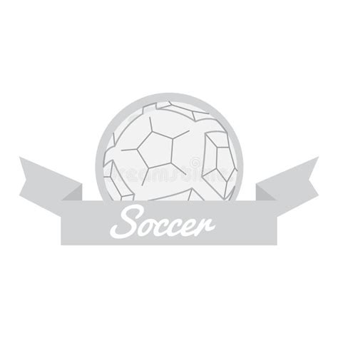 Isolated Soccer Banner Stock Vector Illustration Of Black 141721596