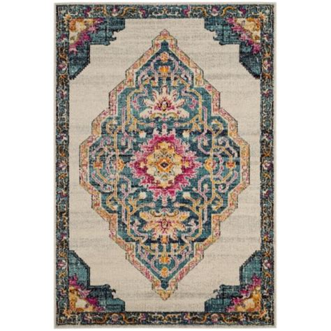 Safavieh Safavieh Monaco Collection Mnc254f Multi Rug 5 X 5 Square 5