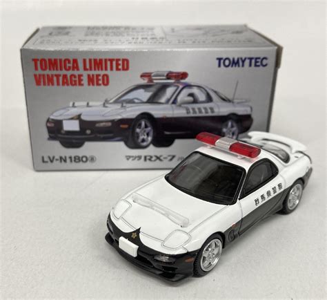 Tomytec Tomica Limited Vintage NEO Mazda RX 7 Patrol Car Gunma