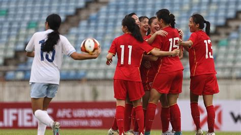 U20女足亚洲杯预赛第二阶段首轮 中国队1比0小胜中国台北 北京时间