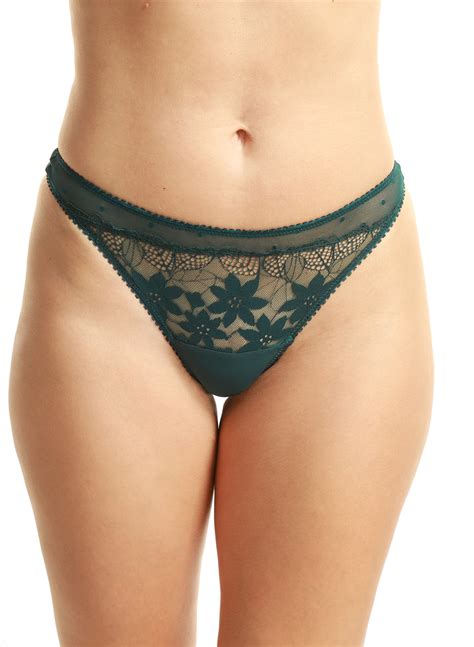 Slip Br Silien Vert Uptown Girl Jolidon Intim Id E Lingerie Obernai