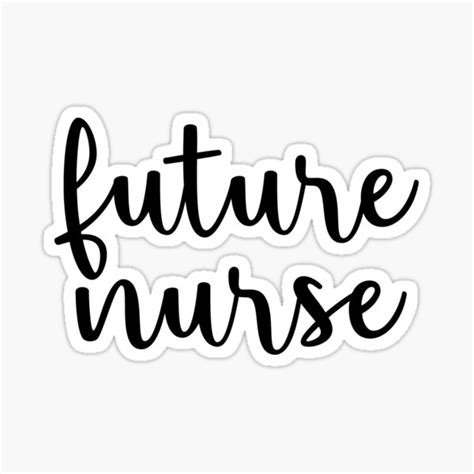 Future Nurse Stickers | Redbubble