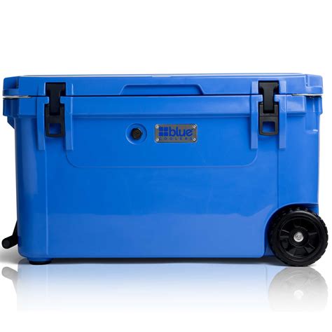 110 Quart Ark Series Roto Molded Wheeled Cooler Bwp Blue Coolers