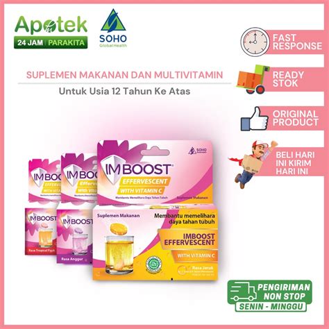 Jual Imboost Tablet Effervescent Merupakan Suplemen Daya Tahan Tubuh