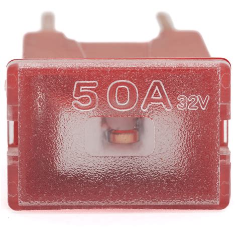 Fusible Tipo Muela Rojo De Conector Macho De 50 Amperes