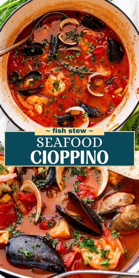 Enjoy The Flavors Of The Sea With This Classic Cioppino Also Known As