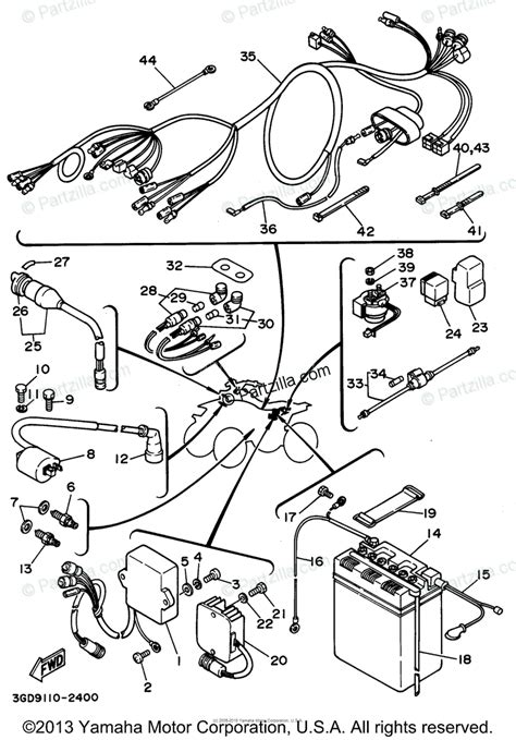 Yamaha Warrior 350 Wiring Schematic Wiring Diagram