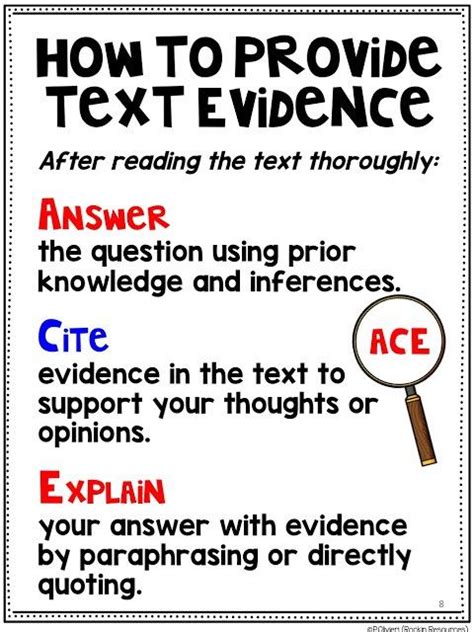 How To Teach Text Evidence Text Evidence Academic Writing Services Teaching