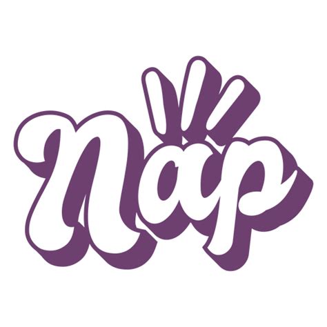 Design Png E Svg De Nap Sinal Cursivo Brilhante Para Camisetas