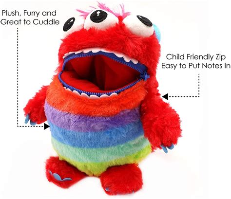 Worry Yummy Monster Doll Toy Worry Yummy Childrens Anxiety Etsy Uk