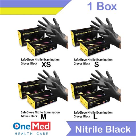 Jual Sarung Tangan Nitrile Black Box Isi Pcs Shopee Indonesia