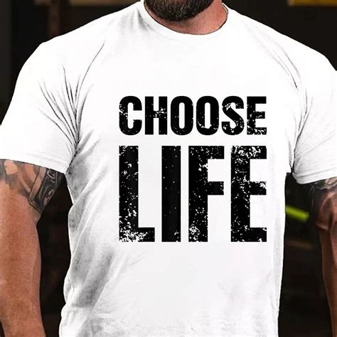 Choose Life Wham Retro 80 S T Shirt