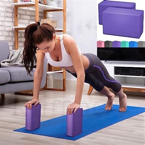 Gaiam Essentials Yoga Block Set Of 2 Supportive Latex Free Eva Foam