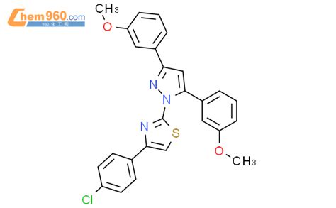 1006349 81 0 2 3 5 Bis 3 Methoxy Phenyl Pyrazol 1 Yl 4 4 Chloro