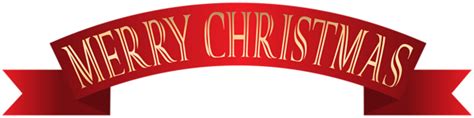 Merry Christmas Banner Transparent PNG Clip Art | Gallery Yopriceville ...