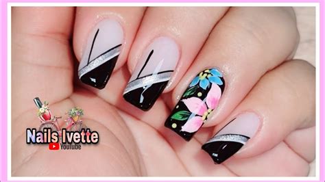 Uñas decoradas sencillas y elegantes fácil de hacer para iniciante