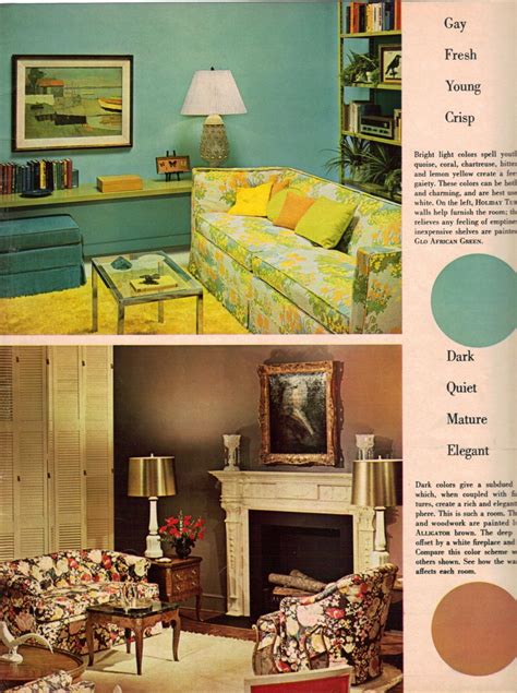 1960s Decorating Style 16 Pages Of Painting Ideas From 1969 Sherwin