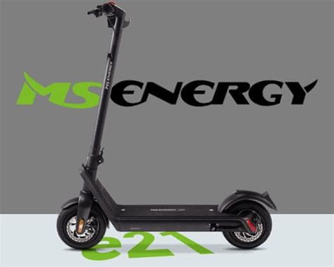 MS ENERGY e21 električni skuter 500 W do 90 km LED sklopivi LCD