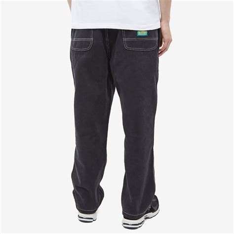 Butter Goods Washed Canvas Double Knee Pant Black End At