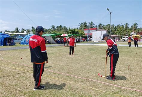 Pertandingan Cabor Gateball Porprov Sulut Ke Xi Di Bolmong Berlangsung