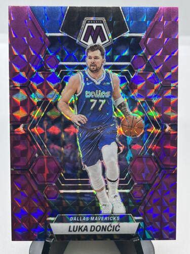 Luka Doncic Purple 1 Prices 2022 Panini Mosaic Basketball Cards