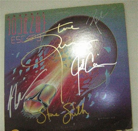 Journey Signed Lp Escape Original Album Vintage Vinyl | Etsy