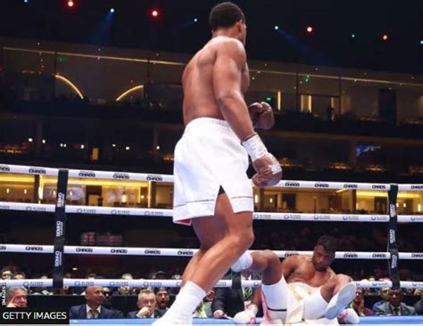 Anthony Joshua defeats Ngannou with second-round knockout - Vanguard News