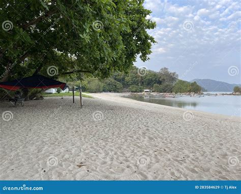 Sunset and Beach in Penang Island Malaysia Stock Image - Image of tower, cape: 283584629