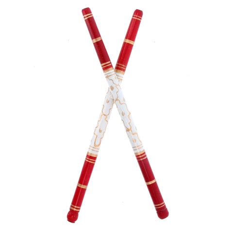 Dandiya Sticks Set Wooden Multicolour Pair Navratri Dandiya Raas Garba