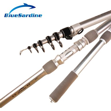 Bluesardine Surf Casting Rods Super Hard Telescopic Fishing Rod