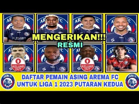 Mengerikan Inilah Daftar Pemain Asing Arema Fc Untuk Liga