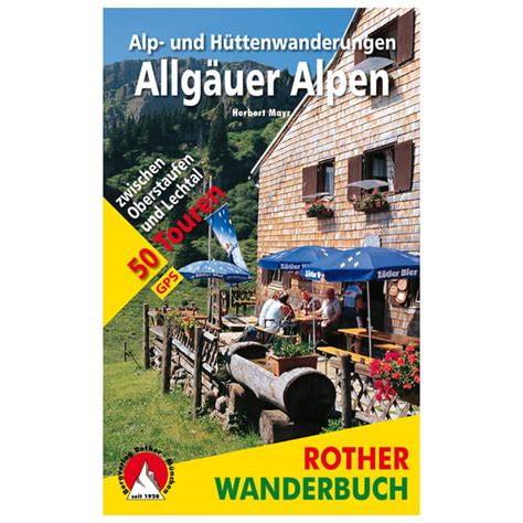 Bergverlag Rother Allgäuer Alpen Walking guide book Buy online