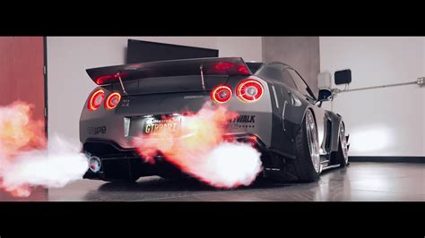 Dj Nikivorof In Time Flame Spitting R35 Gtr 4k Youtube