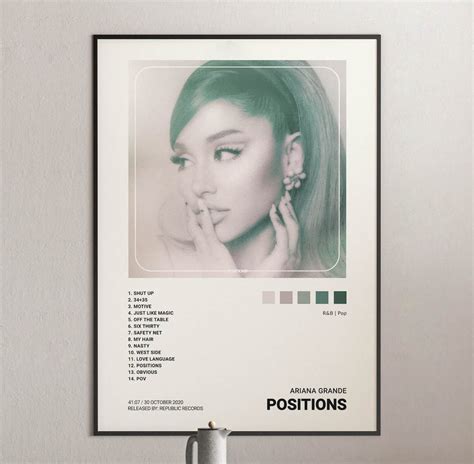 Ariana Grande - Positions Album Cover Poster | Architeg Prints