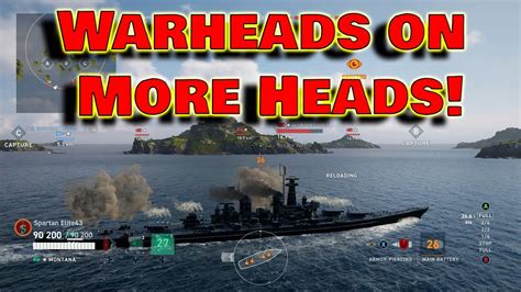 The Devastating Accuracy Of Montana World Of Warships Legends Youtube