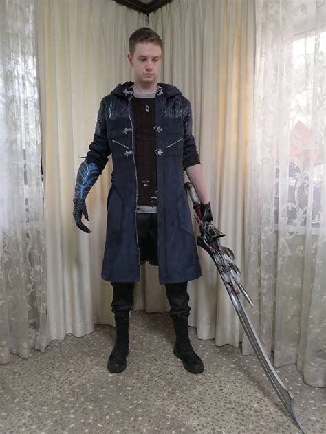 Nero Full Cosplay Devil May Cry 5 Dmc Devil Breaker And Red Etsy