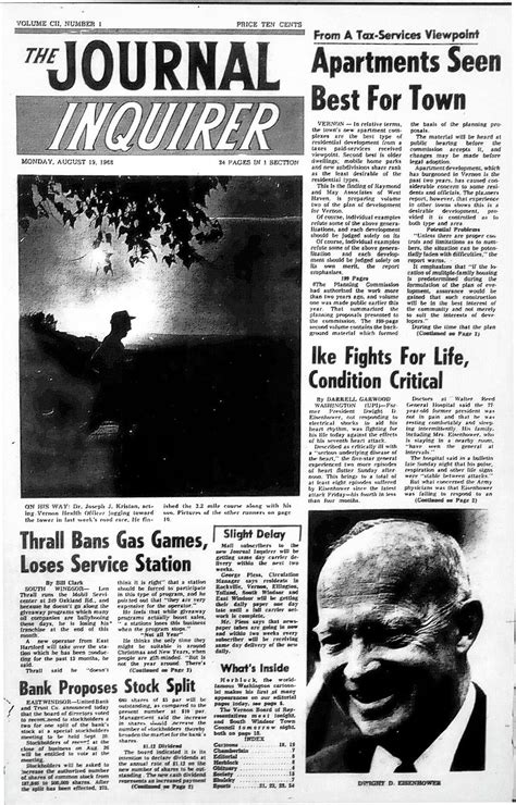 Note from Hearst CT's publisher, Journal Inquirer's former owner