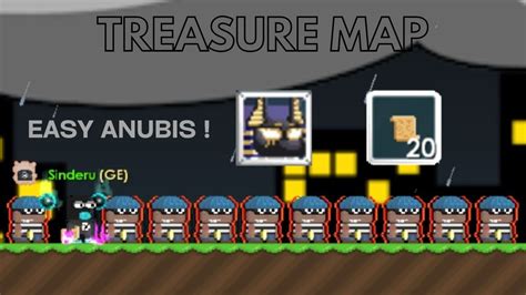 Gacha 20 Treasure Map Crime GOT ANUBIS Growtopia Gacha YouTube