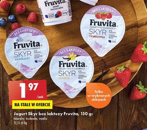 Jogurt Wanilia Fruvita Skyr Cena Promocje Opinie Sklep Blix