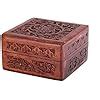 Amazon Ajuny Handcrafted Wooden Indian Carving Box Jewelry Storage