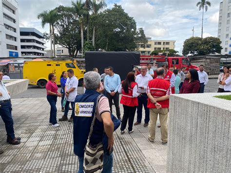 Primer Simulacro de Evacuación por Incendio Alcaldía de Armenia