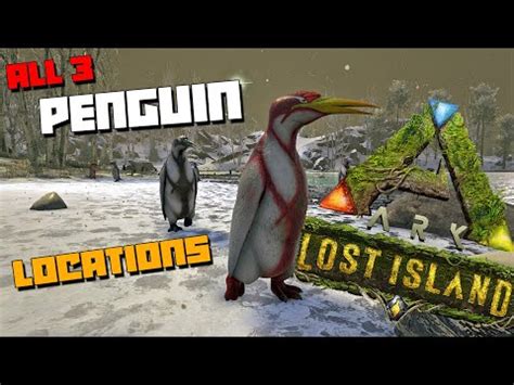 ARK Lost Island 3 KAIRUKU Penguin Spawn Locations For Easy Organic