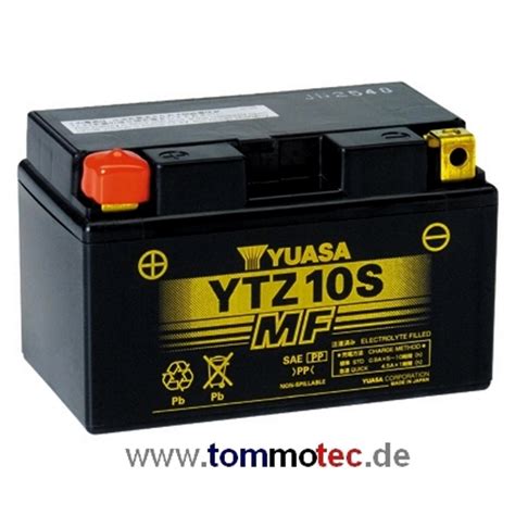 Batterie Yuasa YTZ10S YTZ 10 S TTZ10S TTZ 10 S High Quality Tommotec De